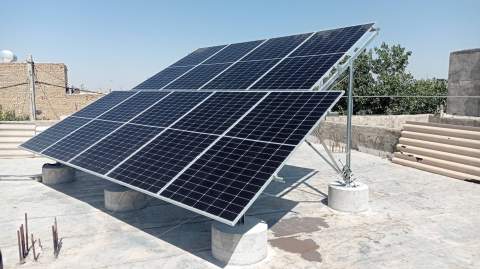 نخستین نیروگاه خورشیدی حمایتی در استان تهران افتتاح شد