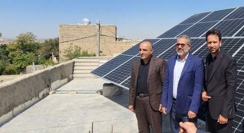 نخستین نیروگاه خورشیدی حمایتی در استان تهران افتتاح شد