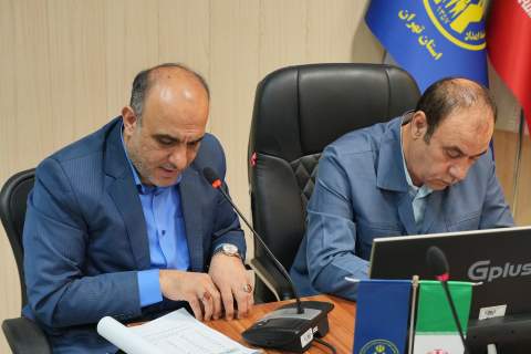 حضور معاون استاندار و فرماندار تهران در اداره کل کمیته امداد استان تهران