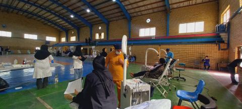 حضور 85 دندانپزشک گروه جهادی درمانی منتظران ظهور در شهرستان قدس