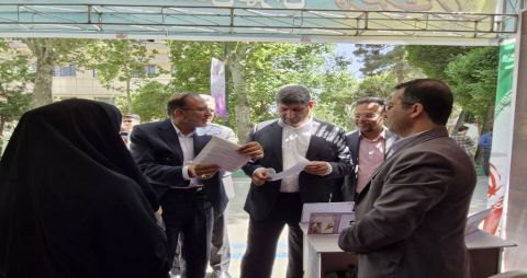 برپایی پایگاه طرح اکرام کمیته امداد در دانشگاه تهران 