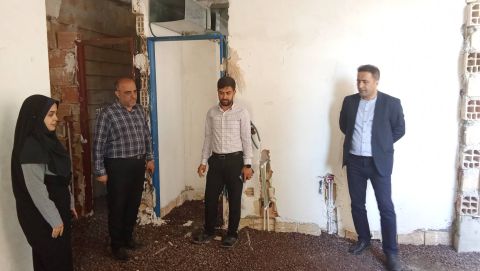 بازدید مدیرکل کمیته امداداستان تهران از پروژه ۴۸ واحدی احداث مسکن در فیلستان