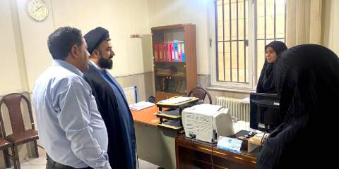 امام جمعه رودهن بر حمایت از نیازمندان تأکید کرد/ بازدید از اداره و پیگیری ودیعه مسکن مددجویان  