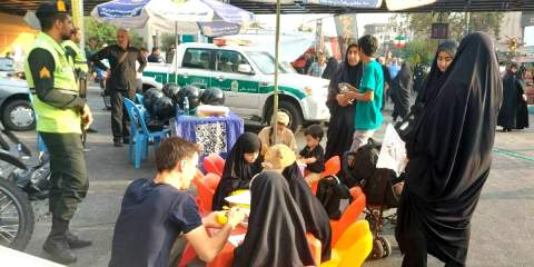 برپایی ایستگاه فرهنگی، میزخدمت،موکب های صلواتی در آیین جاماندگان حسینی پایتخت - 1404/05/23