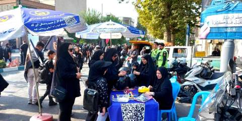 برپایی ایستگاه فرهنگی، میزخدمت،موکب های صلواتی در آیین جاماندگان حسینی پایتخت - 1404/05/23