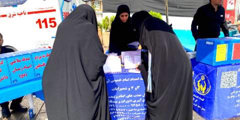  پایگاه های کمیته امداد میزبان نیکوکاران در همایش جاماندگان اربعین حسینی پایتخت - 1404/05/23