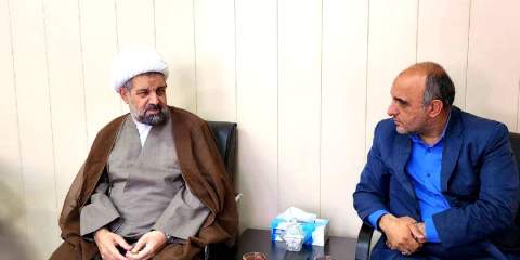 دیدار مدیرکل کمیته امداد استان تهران با امام جمعه رباط کریم 