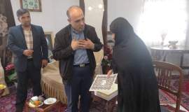 دیدار با خانواده شهید